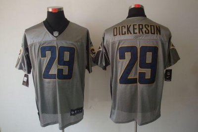 Jerseys Factory Cheap Nike Rams #29 Eric Dickerson Grey Shadow M