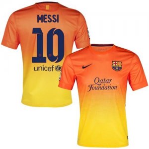 Jerseys Factory Cheap Women's Barcelona #10 Lionel Messi Away So