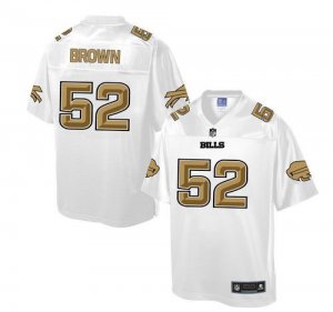 Jerseys Factory Cheap Nike Bills #52 Preston Brown White Men's N