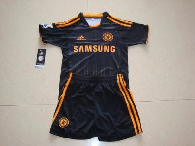Jerseys Factory Cheap Chelsea Blank Black Away Kid Soccer Club J