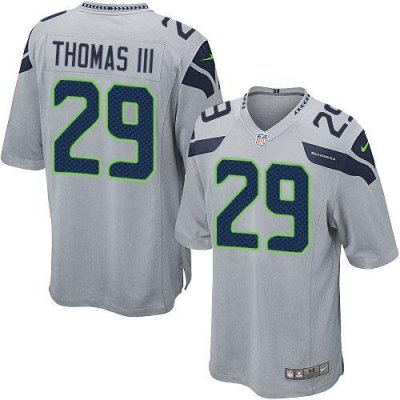 Jerseys Factory Cheap Nike Seahawks #29 Earl Thomas III Grey Alt