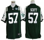 Jerseys Factory Cheap Nike Jets #57 Bart Scott Green Team Color