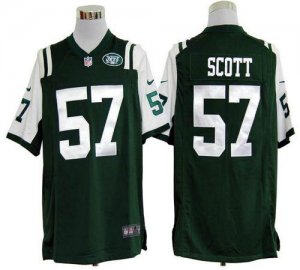 Jerseys Factory Cheap Nike Jets #57 Bart Scott Green Team Color