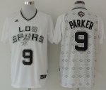 Jerseys Factory Cheap Spurs #9 Tony Parker White New Latin Night