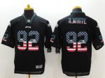 Jerseys Factory Cheap Nike Eagles #92 Reggie White Black Men's S