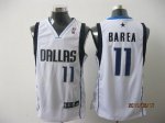 Jerseys Factory Cheap Mavericks #11 Jose Barea White Embroidered