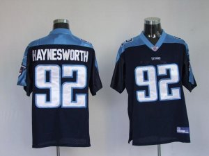 Jerseys Factory Cheap Titans #92 Albert Haynesworth Dark Blue St