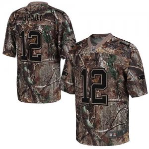 Jerseys Factory Cheap Nike Patriots #12 Tom Brady Camo Men's Sti