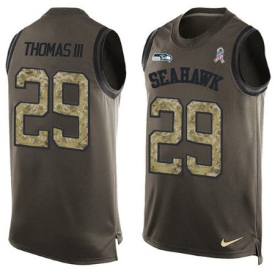 Jerseys Factory Cheap Nike Seahawks #29 Earl Thomas III Green Me