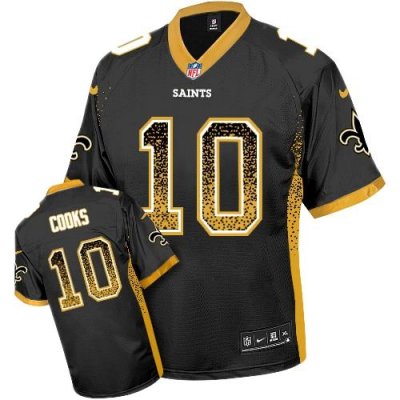 Jerseys Factory Cheap Nike Saints #10 Brandin Cooks Black Team C