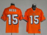 Jerseys Factory Cheap Dolphins Davone Bess #15 Orange Stitched N