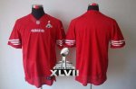 Jerseys Factory Cheap Nike 49ers Blank Red Team Color Super Bowl