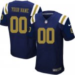 Jerseys Factory Cheap Nike New York Jets Customized Navy Blue Em