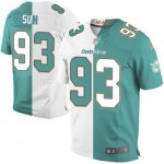 Jerseys Factory Cheap Nike Dolphins #93 Ndamukong Suh Aqua Green