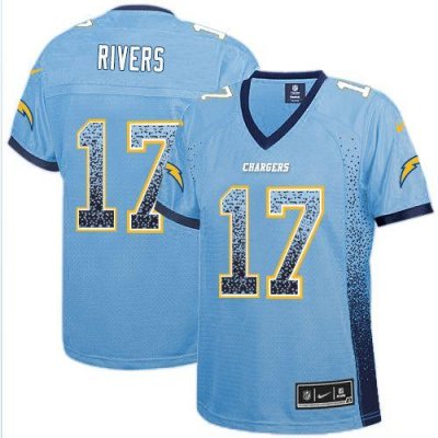 Jerseys Factory Cheap Nike Chargers #17 Philip Rivers Electric B