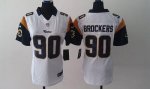 Jerseys Factory Cheap Nike Rams #90 Michael Brockers White Women