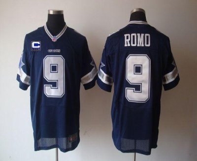 Jerseys Factory Cheap Nike Cowboys #9 Tony Romo Navy Blue Team C