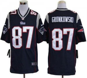 Jerseys Factory Cheap Nike Patriots #87 Rob Gronkowski Navy Blue