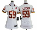 Jerseys Factory Cheap Nike Redskins #59 London Fletcher White Wi