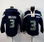 Jerseys Factory Cheap Seattle Seahawks #3 Russell Wilson Navy Bl