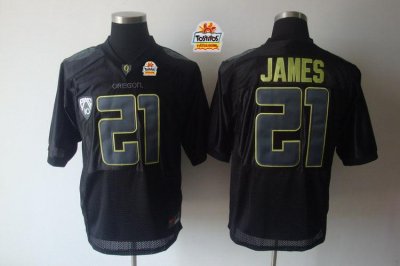 Jerseys Factory Cheap Ducks #21 LaMichael James Black Tostitos F