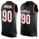 Jerseys Factory Cheap Nike Bengals #90 Michael Johnson Black Tea