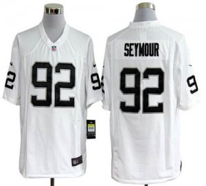 Jerseys Factory Cheap Nike Raiders #92 Richard Seymour White Men