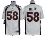 Jerseys Factory Cheap Nike Broncos #58 Von Miller White Men's Em