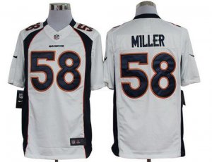 Jerseys Factory Cheap Nike Broncos #58 Von Miller White Men's Em