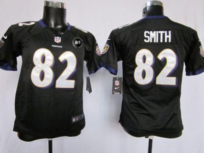 Jerseys Factory Cheap Nike Ravens #82 Torrey Smith Black Alterna