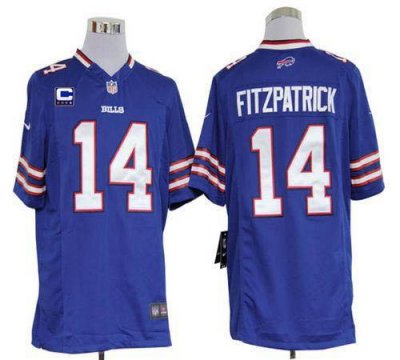 Jerseys Factory Cheap Nike Bills #14 Ryan Fitzpatrick Royal Blue