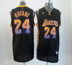Jerseys Factory Cheap Lakers #24 Kobe Bryant Black Embroidered N