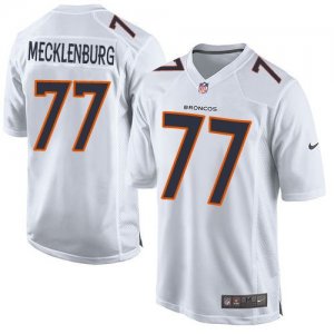 Jerseys Factory Cheap Nike Broncos #77 Karl Mecklenburg White Me