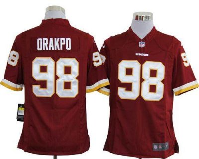 Jerseys Factory Cheap Nike Redskins #98 Brian Orakpo Burgundy Re