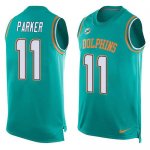 Jerseys Factory Cheap Nike Dolphins #11 DeVante Parker Aqua Gree