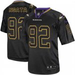 Jerseys Factory Cheap Nike Ravens #92 Haloti Ngata Lights Out Bl