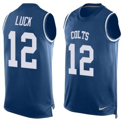 Jerseys Factory Cheap Nike Colts #12 Andrew Luck Royal Blue Team