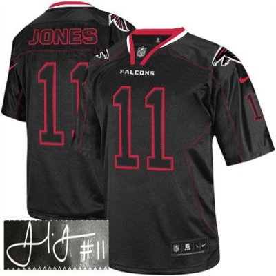 Jerseys Factory Cheap Nike Falcons #11 Julio Jones Lights Out Bl
