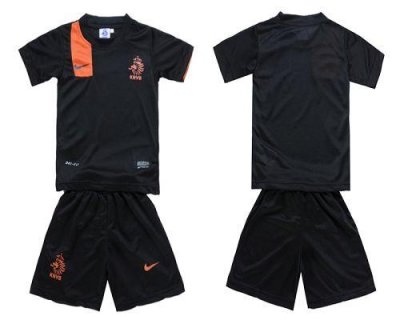 Jerseys Factory Cheap Holland Blank 2012/2013 Black Away Kid Soc