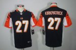 Jerseys Factory Cheap Nike Bengals #27 Dre Kirkpatrick Black Tea