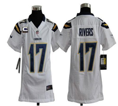 Jerseys Factory Cheap Nike Chargers #17 Philip Rivers White With