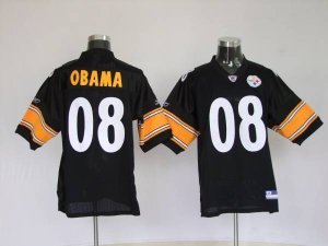 Jerseys Factory Cheap Steelers #8 President Obama Stitched NFL J
