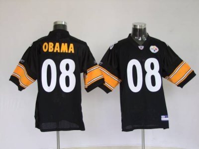 Jerseys Factory Cheap Steelers #8 President Obama Stitched NFL J