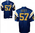 Jerseys Factory Cheap Jets #57 Bart Scott Dark Blue With AFL 50T