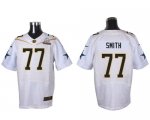 Jerseys Factory Cheap Nike Cowboys #77 Tyron Smith White 2016 Pr