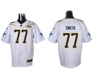 Jerseys Factory Cheap Nike Cowboys #77 Tyron Smith White 2016 Pr