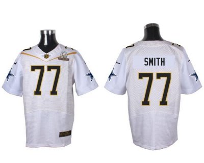 Jerseys Factory Cheap Nike Cowboys #77 Tyron Smith White 2016 Pr