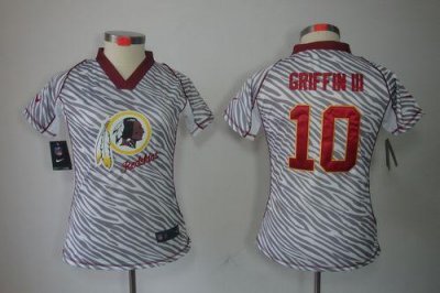 Jerseys Factory Cheap Nike Redskins #10 Robert Griffin III Zebra