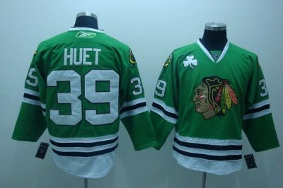 Jerseys Factory Cheap Blackhawks #39 Cristobal Huet Embroidered