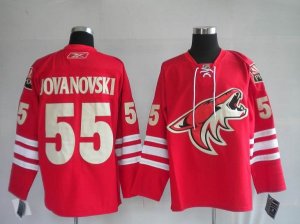 Jerseys Factory Cheap Coyotes #55 Ed Jovanovski Embroidered Red